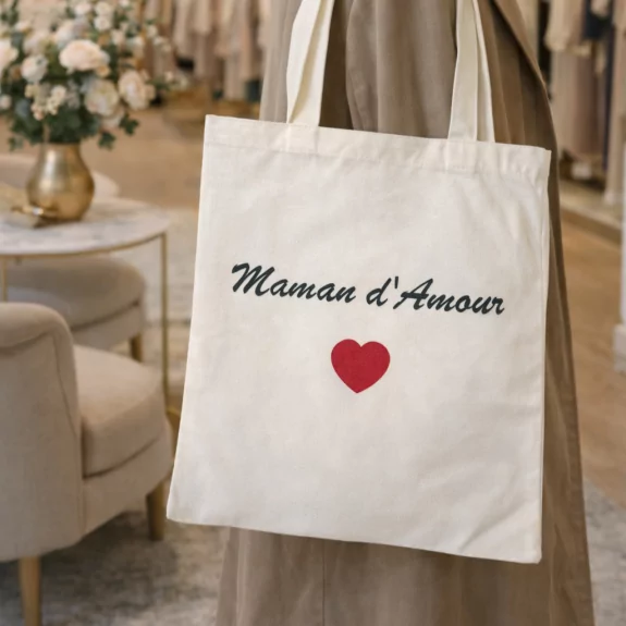 Pack de 8 cabas à messages – Tote bags tendance