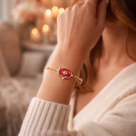 Bracelet tendance avec pampille