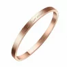 Bracelet acier rosé message ma meilleure amie