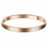 Bracelet acier rosé message les copines c'est la vie