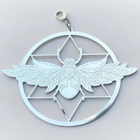 Pendentif acier inoxydable abeille - argenté