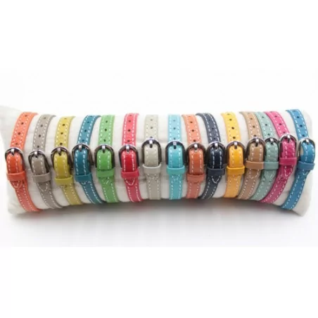 Pack de 16 bracelets en cuir
