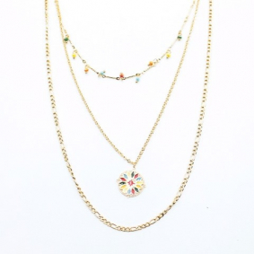 Collier multirang en acier