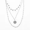 Collier multirang inspiration fleur