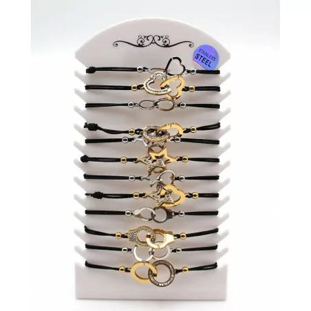 pack bracelets acier inoxydable
