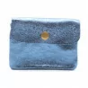 Petit porte monnaie cuir pailleté