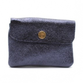 Petit porte monnaie cuir pailleté
