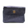 Petit porte monnaie cuir pailleté
