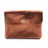 Petit porte monnaie cuir pailleté