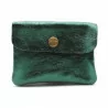 Petit porte monnaie cuir pailleté