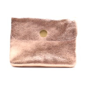 Petit porte monnaie cuir pailleté