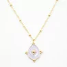 Collier tendance avec pampille goutte