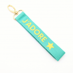Porte clef message j'adore