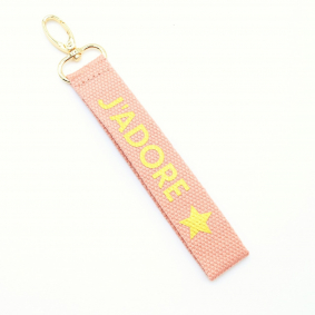 Porte clef message j'adore