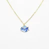 Collier acier pour enfant - poisson