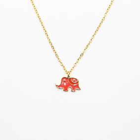 Collier acier pour enfant - éléphant