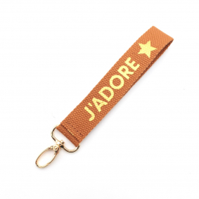 Porte clef message j'adore