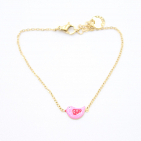 Bracelet acier enfant - oiseau