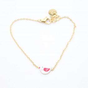 Bracelet acier enfant - oiseau