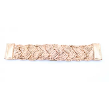 Ceinture cordage tressé