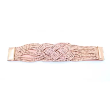Ceinture cordage tressé