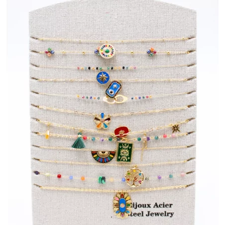 Pack de colliers en acier inoxydable