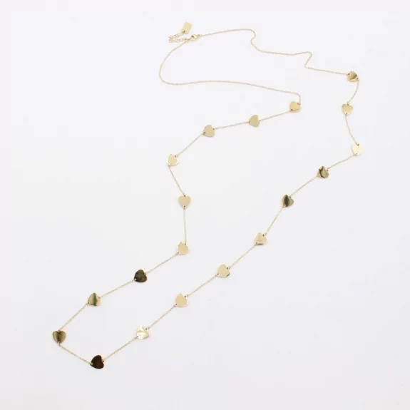 Sautoir acier inoxydable avec coeurs