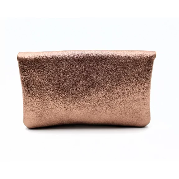 Porte monnaie cuir pailleté et peau