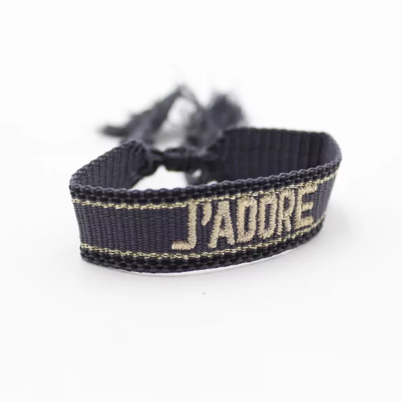 bracelet tissus avec message