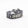 Bracelet en tissus message j'adore
