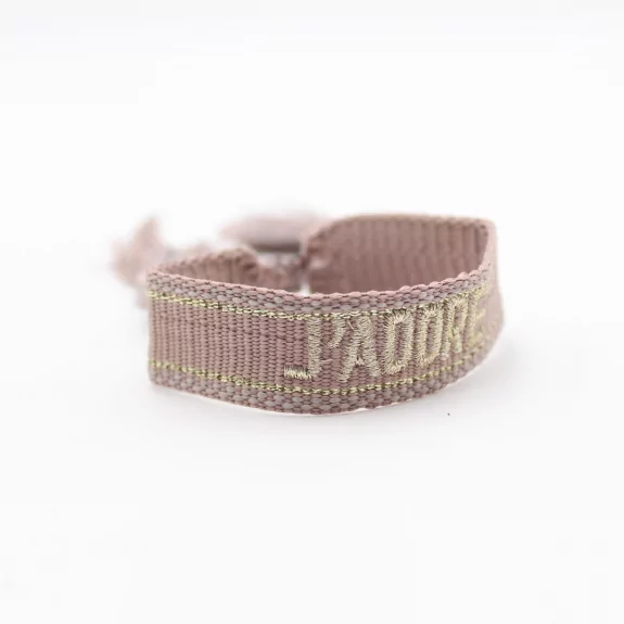 Bracelet en tissus message j'adore