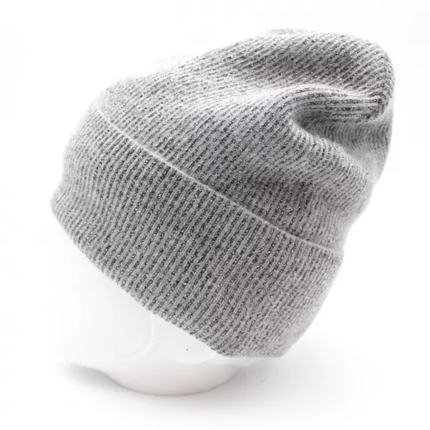 bonnet pour femme avec fil lurex