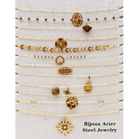 pack de colliers en acier