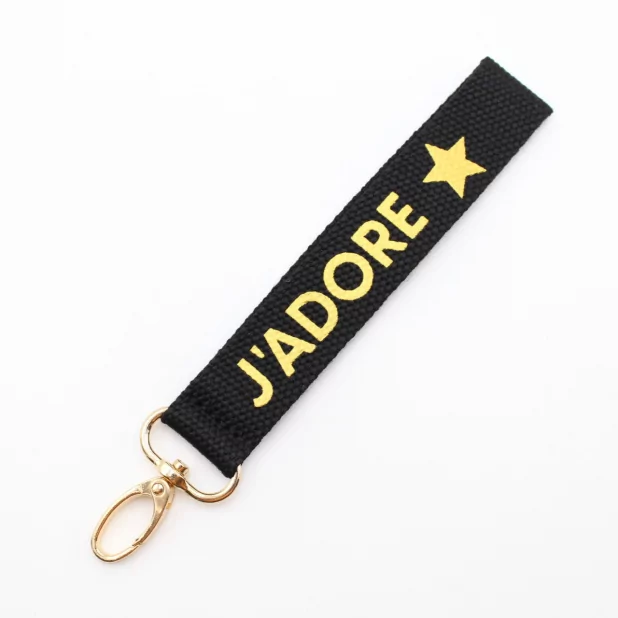 Porte clef message j'adore