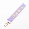 Porte clef message j'adore