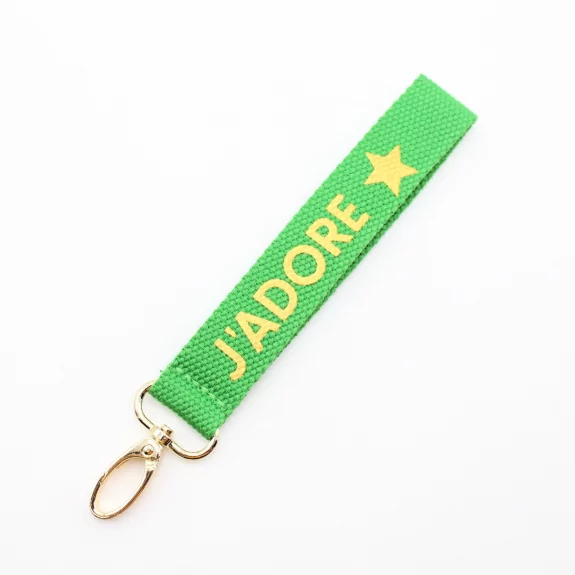 Porte clef message j'adore