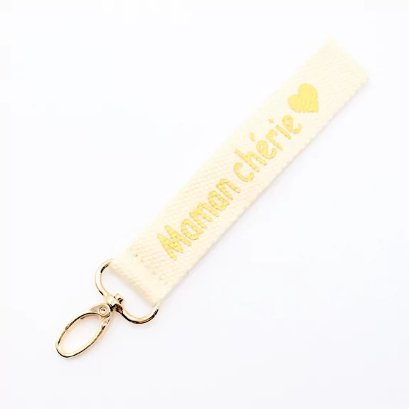 Porte clef message Maman chérie
