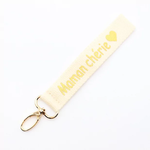 Porte clef message Maman chérie