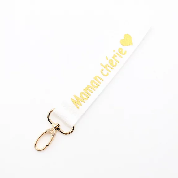 Porte clef message Maman chérie