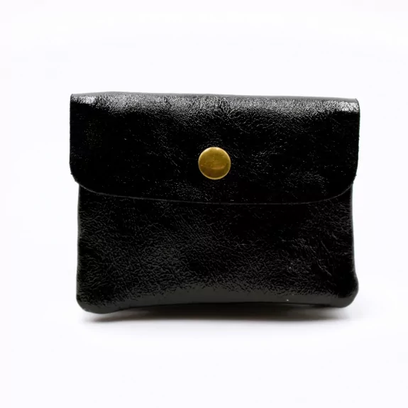 Petit porte monnaie cuir pailleté