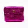 Petit porte monnaie cuir pailleté