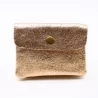 Petit porte monnaie cuir pailleté