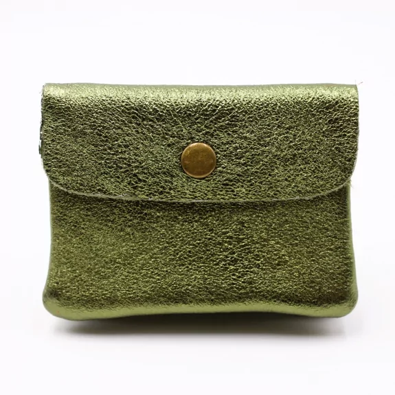 Petit porte monnaie cuir pailleté