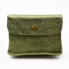 Petit porte monnaie cuir pailleté