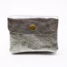 Petit porte monnaie cuir pailleté