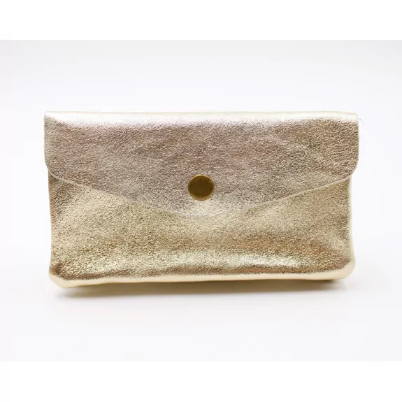 Grand porte monnaie cuir pailleté