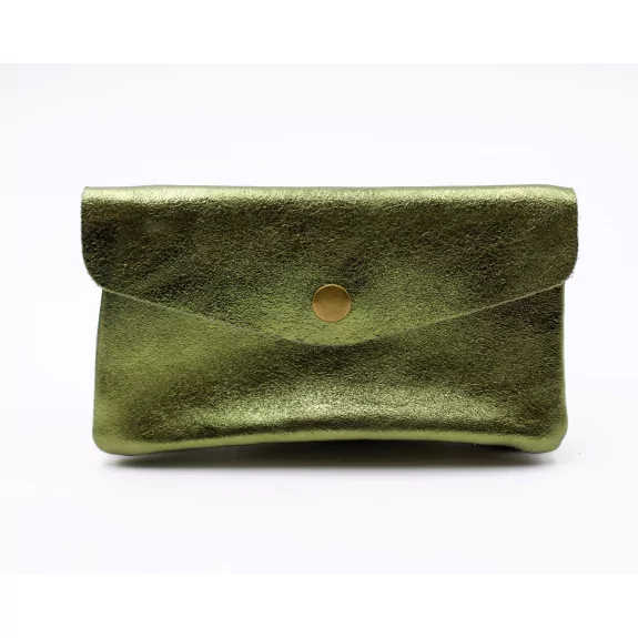 Grand porte monnaie cuir pailleté