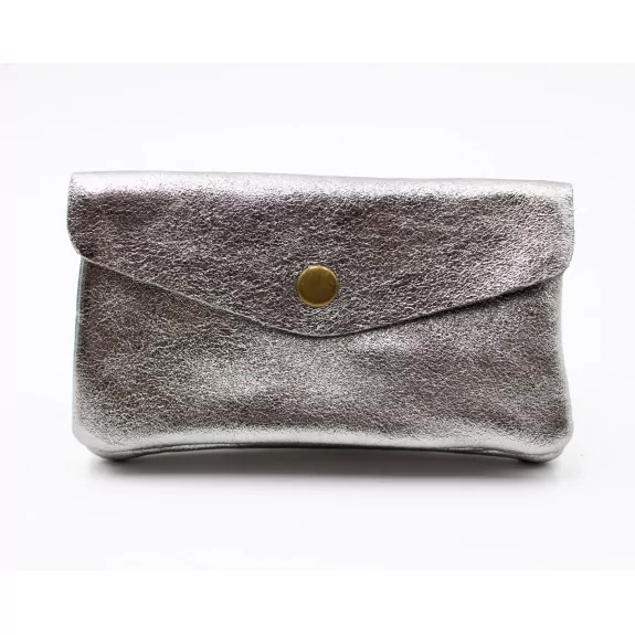 Grand porte monnaie cuir pailleté