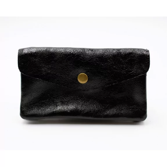 Grand porte monnaie cuir pailleté