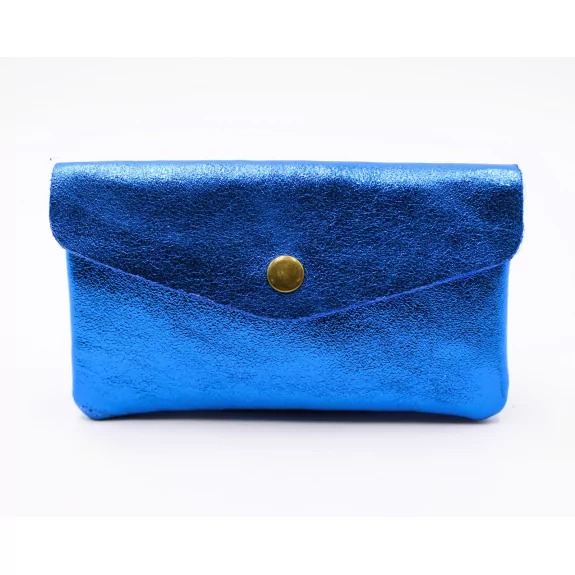 Grand porte monnaie cuir pailleté